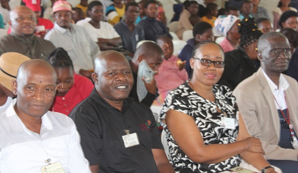 Hospital CEOs during Isibhedlela kubantu in Jozini ward 15