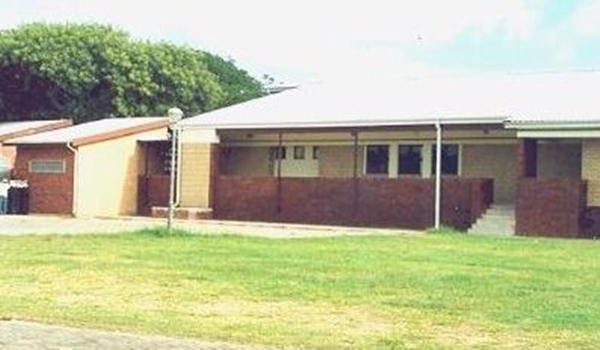 Front view of hospital