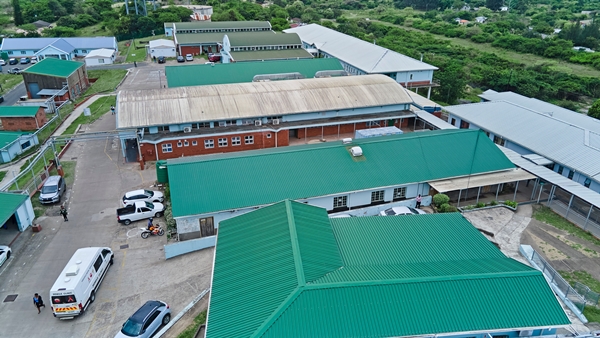 Aerial view of Mseleni hospital